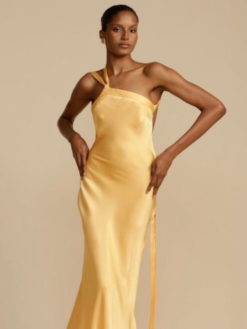 Arcina Ori yellow dress Monique Dress in color sunshine